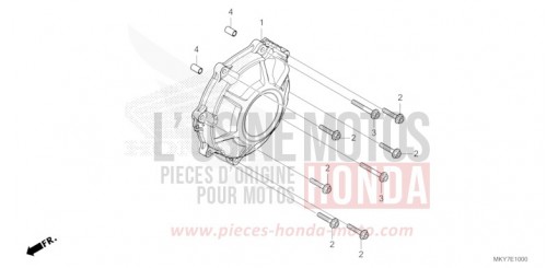 COUVERCLE DE GENERATRICE CBR650RAT de 2026